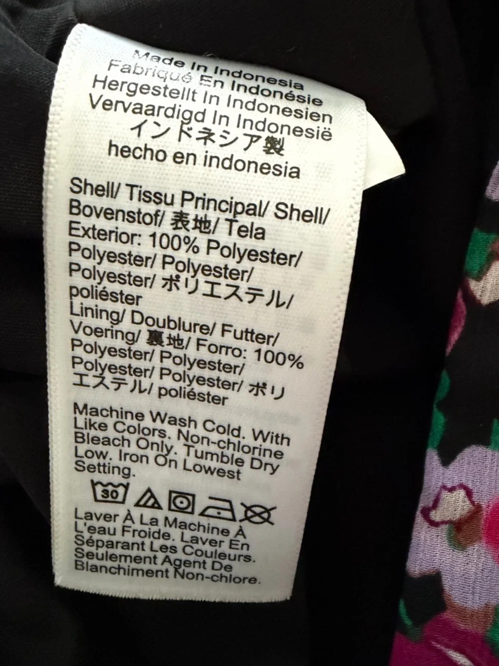 J. Crew Factory Pink and Black Floral A-line Midi Skirt - Picture 8 of 9